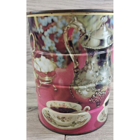 Vintage Heritage Blend 2 lb Empty Coffee Can/J.T.s General Store/Jewel Tea Style - Picture 3 of 6